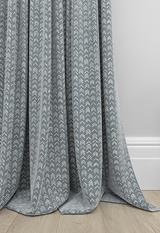 Rolling Hills Velvet, Charcoal - Made to Measure Curtains